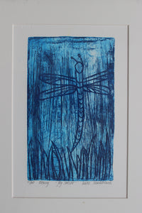 Etching "Floating" Blue