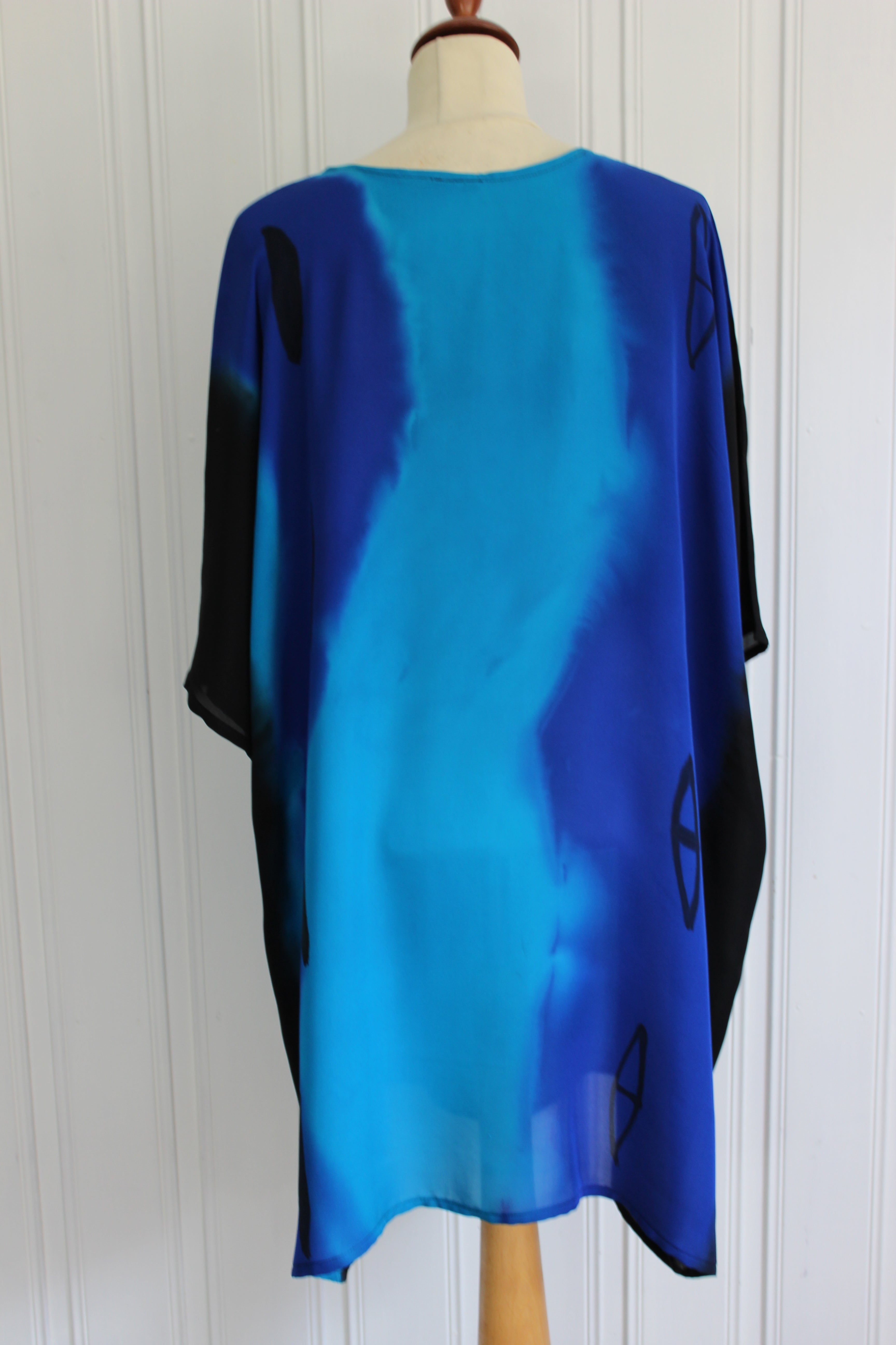 Hand painted top in silk 4461