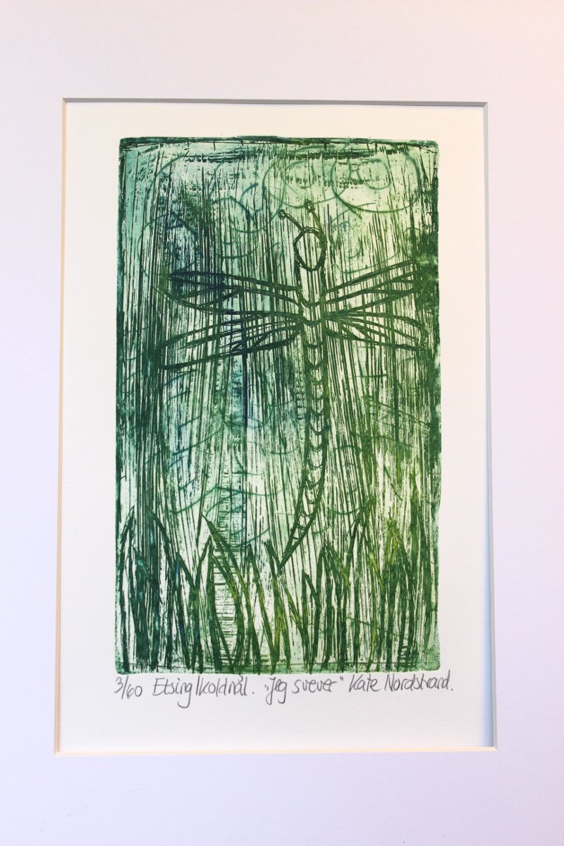 Etching "Floating" Green