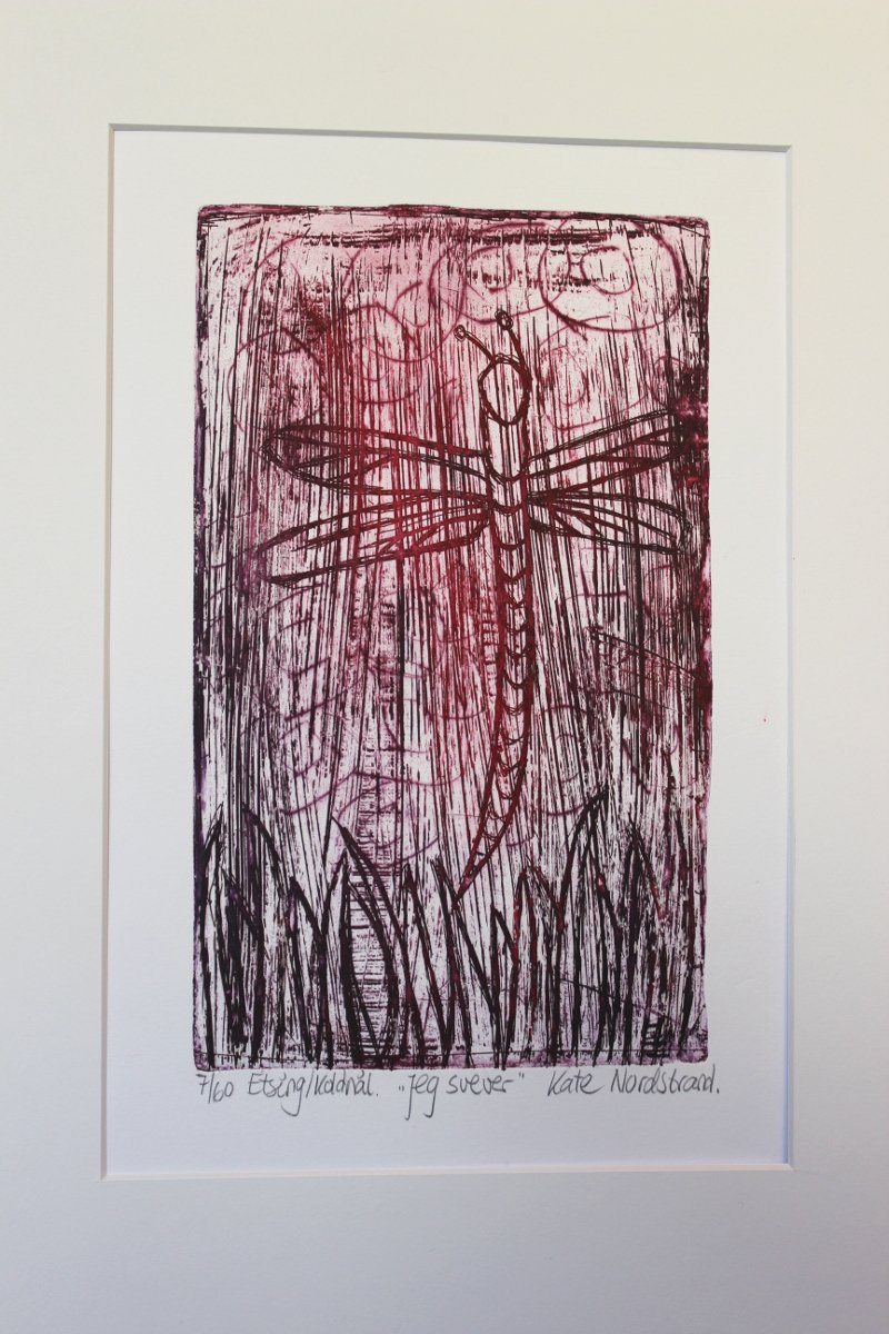 Etching "Floating" Red
